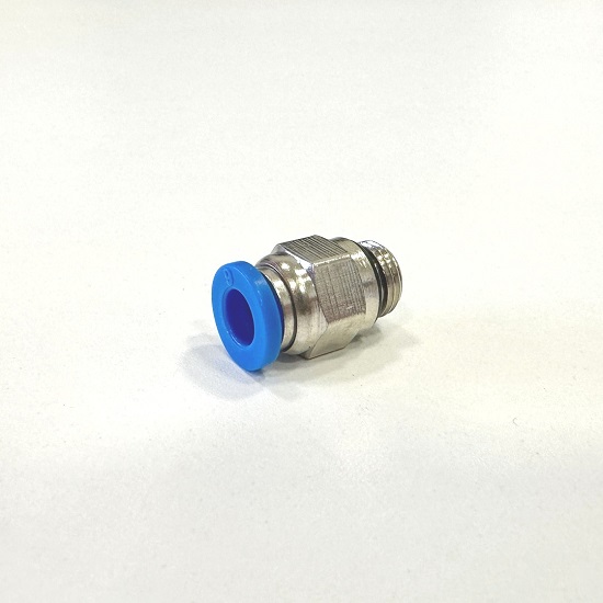 Фитинг цанговый прямой с наружной резьбой G1/8″ под трубку 6 мм