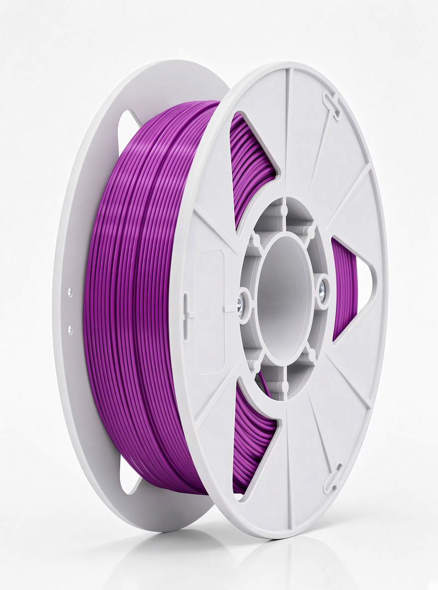 PET-G IRIS SELENIS пластик для 3D печати 1,75 мм, фиолетовый полупрозрачный,  1 кг